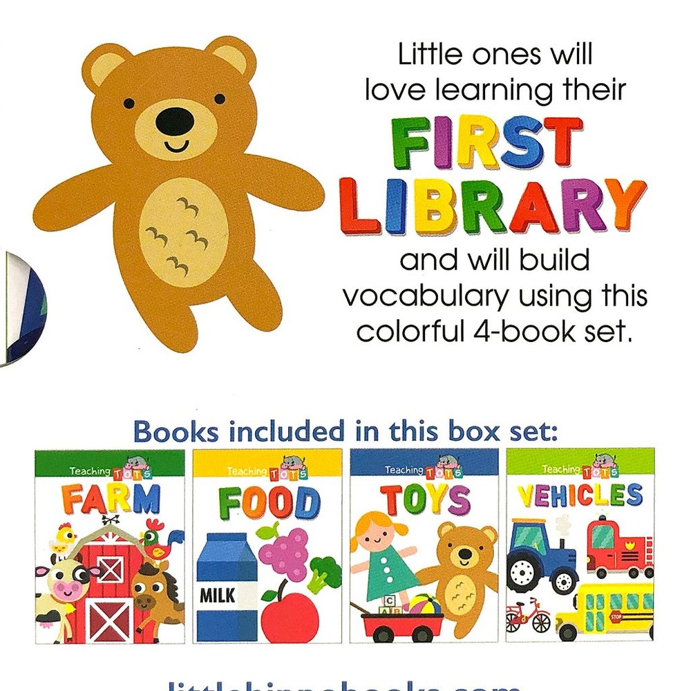Teaching Tots First Library 4-Book Set, New-in-Pack - Picture 3 of 4